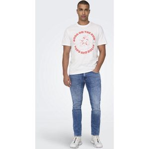 ONLY & SONS - Straight Jeans - Kleur - Materiaal