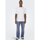 FADE - Jeans - Blauw - Katoen - Loose Fit