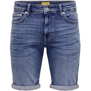 ONLY & SONS - ONSPLY - Denim Short - Donkerblauw - Denim
