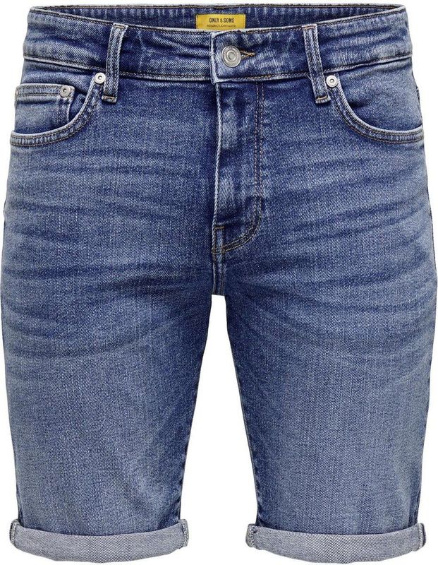 ONLY & SONS - ONSPLY - Denim Short - Donkerblauw - Denim