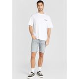 Shorts - Mid Wash - Denim - Regular Fit