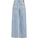 Jeans - Wijde Jeans - Hoge Taille - Volledige Lengte - Denim - 79% Katoen