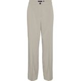 Vero Moda Broek Vmrita Mw Straight Pant Noos 10301554 Silver Lining Dames
