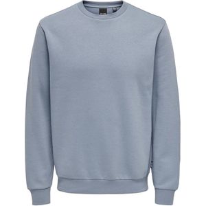 Only & Sons Onsceres Crew Neck Noos Heren Trui Flint Stone