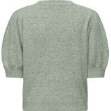 Only - Gemêleerde Trui - Sea Moss/W. Melange - Regular Pasvorm - Ronde Hals