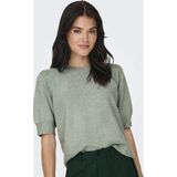 Only - Gemêleerde Trui - Sea Moss/W. Melange - Regular Pasvorm - Ronde Hals