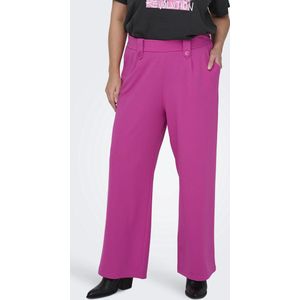 Wijde roze broek
