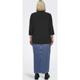 ONLY CARMAKOMA - Blazer - Omkeerbaar - Geplooide Mouwen - Lang - Polyester Voering