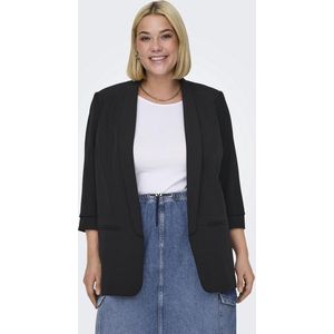 ONLY CARMAKOMA - Blazer - Omkeerbaar - Geplooide Mouwen - Lang - Polyester Voering