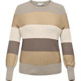 Carnew - Gebreide Pullover - O-hals - Lange Mouwen - Knit Fit