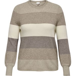 Carnew - Gebreide Pullover - O-hals - Lange Mouwen - Knit Fit