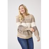 Carnew - Gebreide Pullover - O-hals - Lange Mouwen - Knit Fit