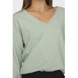 Only Trui Onlrica Life V-neck Pullo Knt N 15224360 Subtle Green Dames