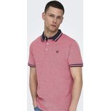 Ducksday - short - unisex - Funky red – 4 jaar – katoen/elastaan – pyamashort