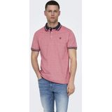 Ducksday - short - unisex - Funky red – 4 jaar – katoen/elastaan – pyamashort