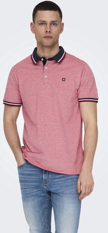 Ducksday - short - unisex - Funky red – 4 jaar – katoen/elastaan – pyamashort