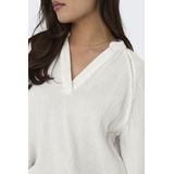 Only Onlthyra Life LS V-Neck Top - Korte Mouw