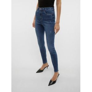 VERO MODA Skinny fit jeans voor dames, blauw (medium blue denim), (XS) W x 30L