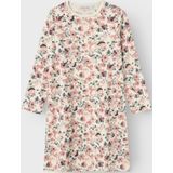 Name It - NKFNIGHTGOWN LS NOSTALGIA FLOWER NOOS - Nachthemd - Peyote Melange - 95% Katoen