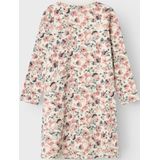 Name It - NKFNIGHTGOWN LS NOSTALGIA FLOWER NOOS - Nachthemd - Peyote Melange - 95% Katoen