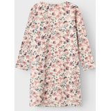 Name It - NKFNIGHTGOWN LS NOSTALGIA FLOWER NOOS - Nachthemd - Peyote Melange - 95% Katoen