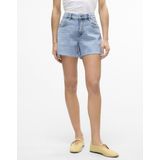 Vero Moda Broek Vmtess Mr Short Dnm Shorts Mix Ga Noos 10301532 Light Blue Denim Dames