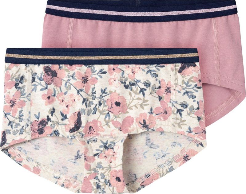 Hipsters - 2-pack - Zacht en Comfortabel Ondergoed - Met Elastische Taille en Glitter Detail