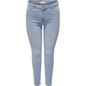 ONLY CARMAKOMA - Jeans Skinny Push Up - Lichtblauw - Denim materiaal