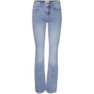 Vero Moda Vmflash Mr Flared Jeans li371 Blue Denim l30 BLAUW S