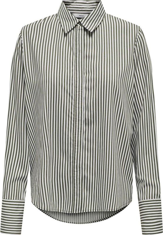 Only Onlberit Life l s Shirt Wvn Dames Blouse