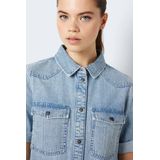 NOISY MAY - New Signe - Blousejurk - Denim - Korte Mouwen