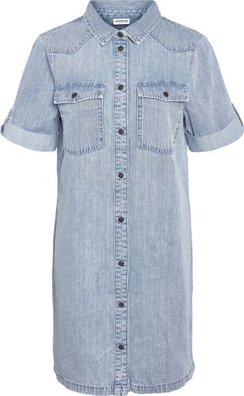 NOISY MAY - New Signe - Blousejurk - Denim - Korte Mouwen