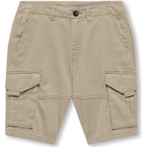 KIDS ONLY Jongens Kobmaxwell Cargo Short PNT Noos Cargoshorts, White Pepper, 128