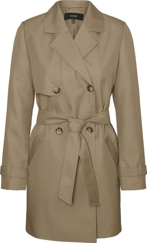 Vero Moda Jas Vmceleste 3/4 Trenchcoat Noos 10239411 Tigers Eye Dames