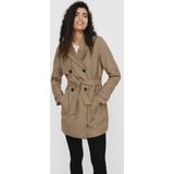 Vero Moda Jas Vmceleste 3/4 Trenchcoat Noos 10239411 Tigers Eye Dames