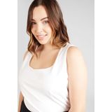 Top - Korte Mouwen - Vierkante Hals - Polyester - Regular Fit - Curve