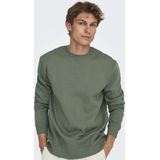 Only & Sons - Onsconnor Reg Crew Neck - Sweatshirt - Castor Gray - Trainingspak voor Heren