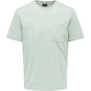T-shirt - Katoen - Regular Fit - Korte Mouwen - O-hals - Borstzak met Ritssluiting