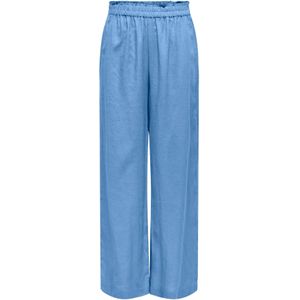 Onlbruxelles - Straight Fit Broeken - Zwart - Katoen - High Waist