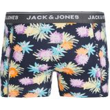 JACK & JONES JUNIOR Boxershort JACREECE FLOWER - set van 3 Blauw