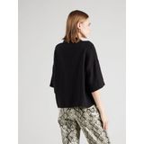 Vero Moda - Blouse - Zwart - Linnen/Viscose - Relaxed Fit