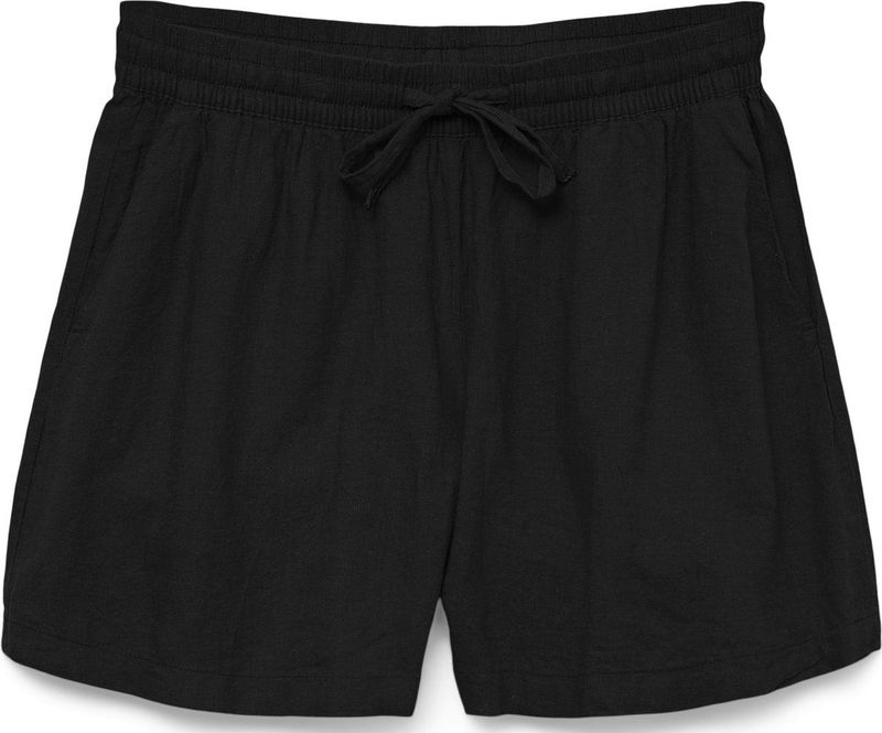 Vero Moda Broek Vmlinn Shorts Wvn Noos 10306821 Black Dames