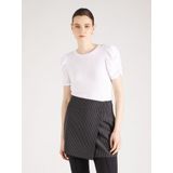 Vila T-shirt Vianine S s Puff Sleeve Top - Noos 14089479 Bright White Dames