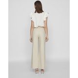 VILA Wide Leg Broek VIJOLANDA - Beige