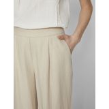 VILA Wide Leg Broek VIJOLANDA - Beige