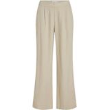 VILA Wide Leg Broek VIJOLANDA - Beige