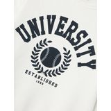 Sweatshirt - Zwart - Geborstelde Sweatstof - Regular Fit