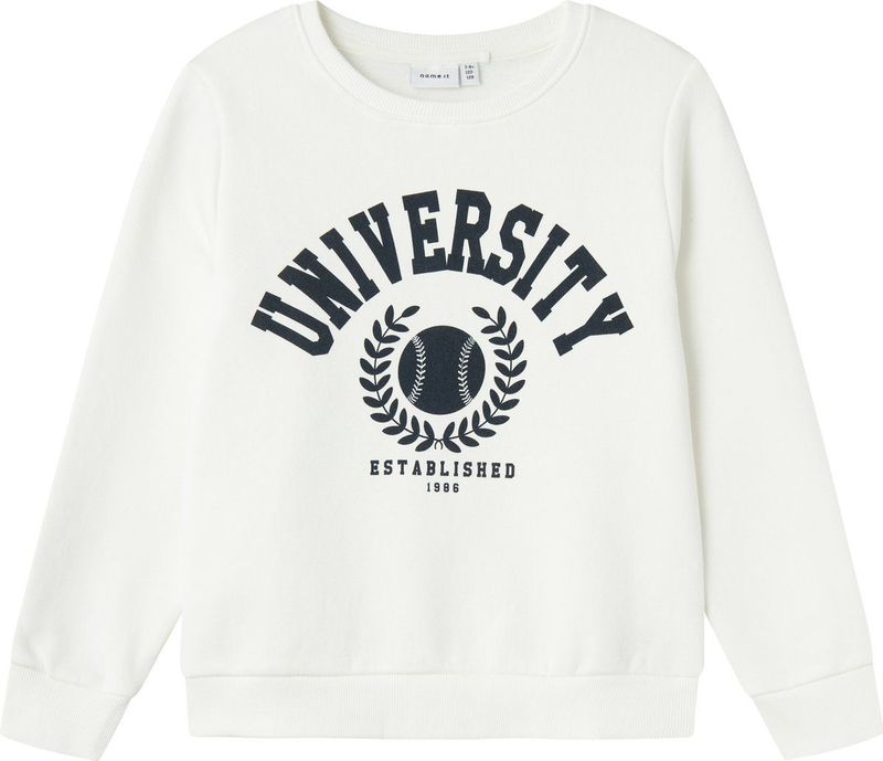 Sweatshirt - Zwart - Geborstelde Sweatstof - Regular Fit