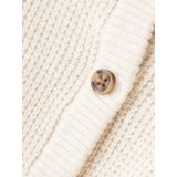 Vest - Wafel Gebreide Stof - O-hals - Lange Mouwen - Knoopsluiting