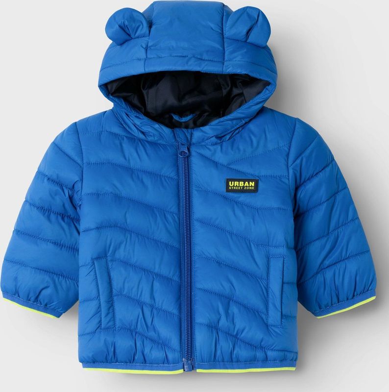 NAME IT Baby Jongens Nbmmoney Jacket Pb Gewatteerde jas, blauw, 62 cm